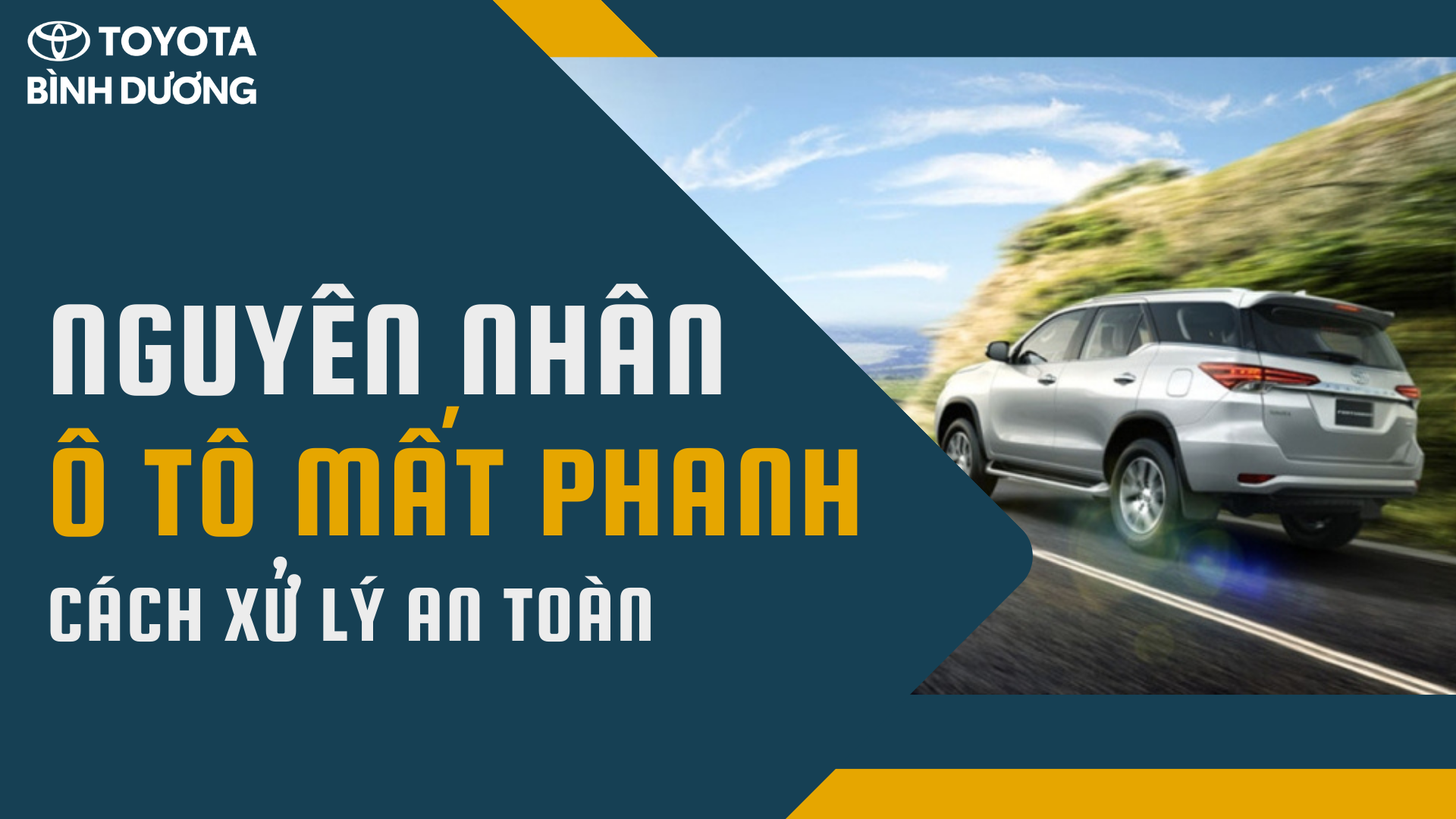 Top 3 nguyên nhân ô tô mất phanh và cách xử lý an toàn