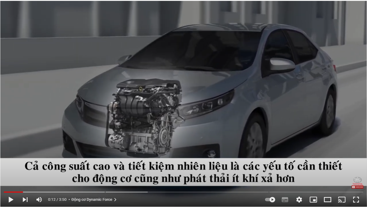 ĐỘNG CƠ VÀ HỘP SỐ MỚI CỦA TOYOTA